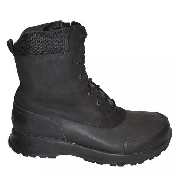 UGG Emmett Duck Boot Hi Sz 12 Black Waterproof Leather Winter Snow Shoes 1130766 Buy Men main image 2